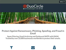 Tablet Screenshot of duocircle.com